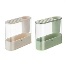 Kitchen Storage Cutlery Holder Drain Rack Moistureproof Tabletop Accessories Durable Cabinet Free Standing Counter Organiser