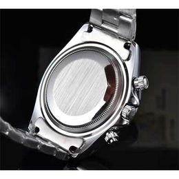 Designer New Labor Brand Steel Band Mens Full Function Quartz Timing Fashion Watch Small