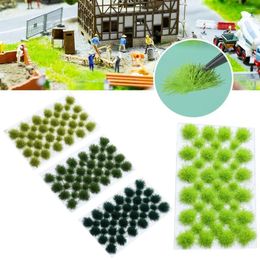 Decorative Flowers 39PCS Craft Terrain Railway Wild Artificial Grass Cluster Scenery Modelling Static Tuft Wargame Model