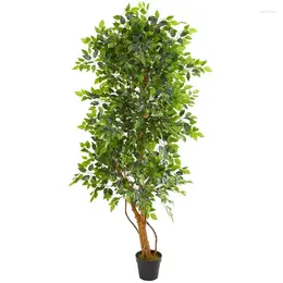 Decorative Flowers Elegant Ficus Artificial Tree