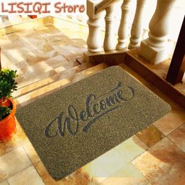 Carpets Indoor Door Mats Front And Rear Plastic Backing Anti Slip 20 "x31.5" Fading Thin Welcome