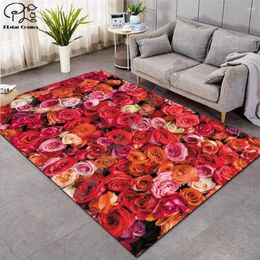 Carpets European Style High Quality Flower 3D Carpet For Living Room Rugs Bedroom Anti-Slip Floor Mat Fashion Kitchen Area Rugs10