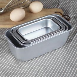 Baking Moulds Aluminum Bread Pan Cake Mold Toast Roast Brownie Rectangular Kitchen Tools Accessories