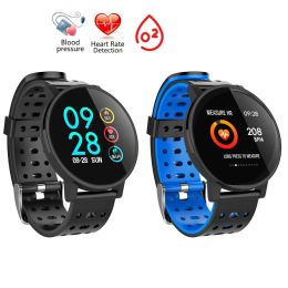 Watches Smart Watch Men IP67 Waterproof Fitness Bracelet 15 Days Standby Color LCD Smartwatch Activity Tracker For Android IOS Band