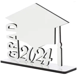 Frames Picture Frame Graduation Po DIY Home Decor Sublimation Crafts Blank Table Sign Party Centrepiece