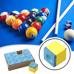 Cubes Chalks Pool Cue Chalk Pool Cue Chalk 12PCS Billiards Blue High Quality Pool Billiards Practical 240403