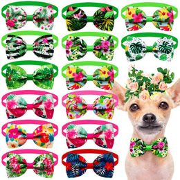 Dog Apparel 50Pcs Summer Pet Bowties Collar Grooming Adjustable Pets Bowtie For Small Dogs Puppy Accessories