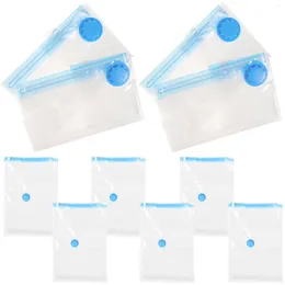 Storage Bags 10 Pcs Compression Packing Organisers Vacuum Bag OEM Travel Sealed For Clothes