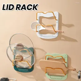 Kitchen Storage Lid Rack For Wall-mounted Pot Holder Luxurious 2 Layers U-shaped Light