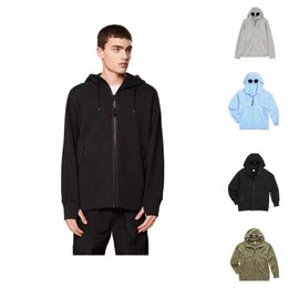 Men's Hoodies Sweatshirts Cp Hoodie Hooded Jackets Loose Windproof Storm Cardigan Overcoat Company Zip Fleece Lined Coat Menxqfd1 Compagnie 90