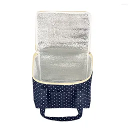 Storage Bags Fashion Portable Waterproof Thickness Picnic School Lunch Bag Office Simple And Product 2024 High-Capacity