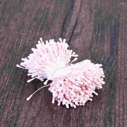 Decorative Flowers 400 Pcs/set Handmade Jewelry Floral Stamen Material Pearl Stamens Flower Making Buds