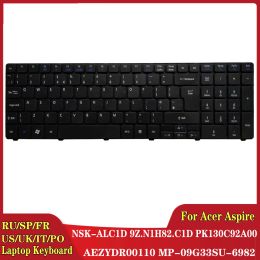 Cards Russian/spanish/french/us/uk/it/po Laptop Keyboard for Acer Nskalc1d 9z.n1h82.c1d Pk130c92a00 Aezydr00110 Mp09g33su6982