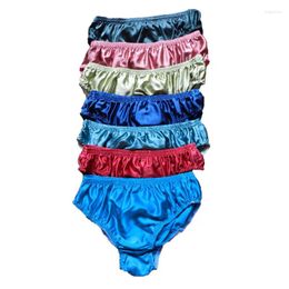 Underpants Not Cotton Men Underwear Plus Size Briefs Cuecas Soft High Quality Panties Silk