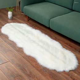 Carpets Imitation Animal Fur Rug High Quality Wool Bedside Sofa Cushion Living Room Decorative Carpet Long Floor Mat