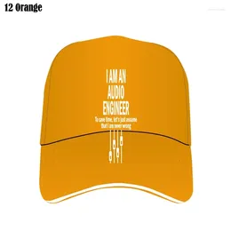 Ball Caps I'M An Audio Engineer Custom Hat Funny Men Cool Work Soft Sound Explained Mens Baseball Cap Cotton