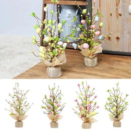 Party Decoration Artificial Egg Tree Easter Ornament Table For Holiday Spring Decorations Fine Workmanship
