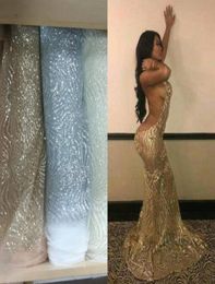 Backless Sequins Black Girl Mermaid African Prom Dresses Long 2017 Sexy Deep Vneck Sequined Formal Party Gowns Cheap Evening Dres7399955