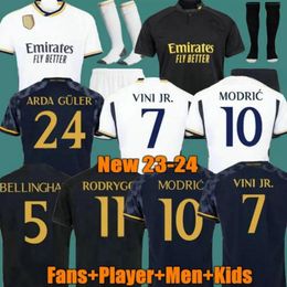 23 24 Bellingham Vini Jr. Fußball Trikot Mbappe Tchouameni Valverde Camavinga Fußballhemd Real Madrids Luka Modric Rodrygo Maillot De Foot Männer Kinder Kit Uniform