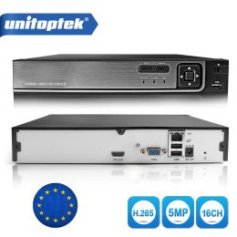 Recorder 16CH 5MP 1080P CCTV NVR H.265 8 Channel 5MP Network Video Recorder Onvif for 720P 1080P 5MP IP Camera XMEYE P2P Cloud