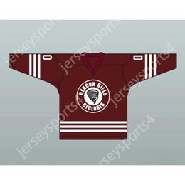 Gdsir Custom DEREK HALE 00 BEACON HILLS CYCLONES HOCKEY JERSEY TEEN WOLF TV Seriestop Ed S-M-L-XL-XXL-3XL-4XL-5XL-6XL