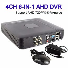 Recorder 4 Channel AHD DVR 1080P CCTV DVR 4CH Mini DVR Support Analogue AHD Camera P2P Cloud 4ch Full D1 CCTV DVR Recorder