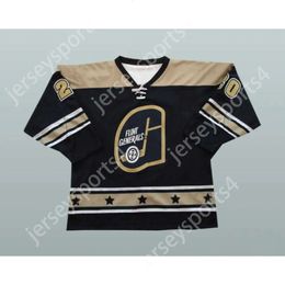 Gdsir Custom KEVIN KERR 20 FLINT GENERALS HOCKEY JERSEY Top Ed S-M-L-XL-XXL-3XL-4XL-5XL-6XL