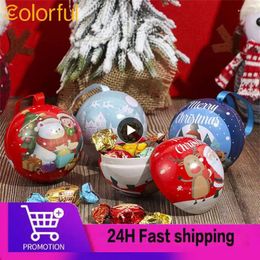 Gift Wrap Ball Box Decorative Festive Lovely Unique Giftable Candy Storage Christmas Tree Decorations Rich And Colourful Functional Durable