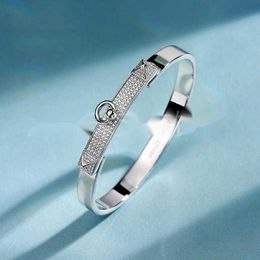 H bracelet New product full sky star semi diamond bracelet popular fashion for women 925 silver minimalist jewelry internet celebrity live streaming jewelry