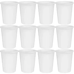 Storage Bottles 20 Sets Sturdy Soup Cups Go Containers Parfaits Disposable Portion Single Use Clear Porridge Seal