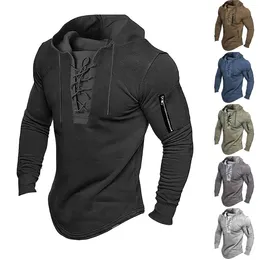 Men's Hoodies Fall Long Sleeved Hoodie Hooded Sweatshirt Tops Winter Zip Up Men Mens Lightweight Sweatshirts