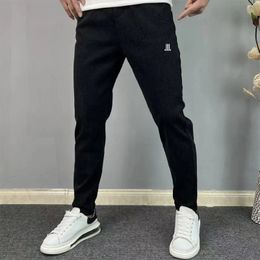 Mens Golf Trousers Spring Autumn Elasticity Slim Cargo Pants Golf Clothing Fashion outdoors men Sports golf wear Pants 240402