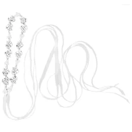 Belts Pearl And Rhinestone Waist Chain Belt For Wedding Decor Dress Women Dressy