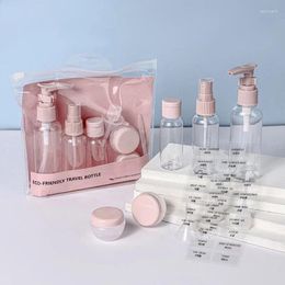 Storage Bottles Travel Refill Bottle Light Luxury Facial Cream Box Empty Press Small Spray Cosmetic Lotion