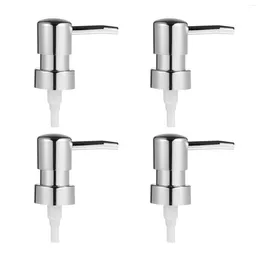 Storage Bottles 4 Pcs Shower Gel Pump Head Bottle Replacement Soap Dispenser Pumps Hand Plastic Nozzle Liquid Perfume