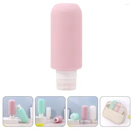 Storage Bottles Silica Gel Bottle Travel Kit Cream Jars Shampoo Refillable Toiletry Squeeze