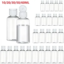 Storage Bottles 10/20PCS PET Squeeze With Flip Cap Hand Sanitizer Bottle Travel Refillable Container For Shampoo Lotion Cream Body Soap