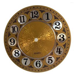 Wall Clocks Vintage 180mm DIY Quartz Clock Dial Face Arabic Numeral Metal Table For Bedroom Living Room Home Decoration