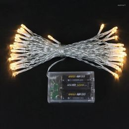 Party Decoration 2M 20 LED Battery Operated String Fairy Light Christmas Wedding Garden Yard Xmas Floral Vase Decor 5 Colors Optional