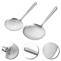 Spoons Kitchen Soup Spoon Tofu Brain Stainless Steel Saute Pan Multi-function
