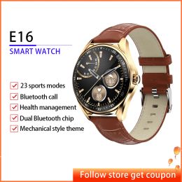 Watches Bluetooth Call Sports Bracelet E16 Smart Watch Men's Watches Smartwatches Women's Wristwatch Fitness Tracker Heart Rate Monitor
