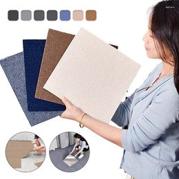 Carpets 10pcs Self Adhesive Carpet Living Room Splicing Blocks Floor Mat Decor Office Staircase Anti-slip Sticker 30x30cm