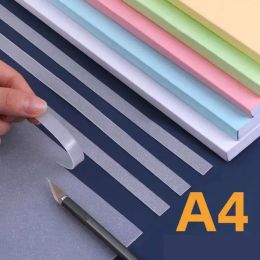 Spines 1Sheets A4 Hot Melt Binding Machine Glue Strip DIY Book Report Film Contract Flat Sticker Accessories School Office Stationery