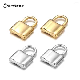 Charms 5pcs 304 Stainless Steel Lock Hip Hop Necklace Pendant PadLock For DIY Jewellery Making Accessories Wholesale Supplies