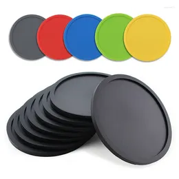 Carpets Silicone Non-slip Drinking Set Holder Cup Mat Pad Table Placemats Nonslip Coffeee Kitchen Accessories