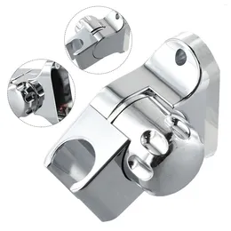 Bath Accessory Set Shower Head Base High Quality Wall Mount Bracket Universal Design With Chrome Plating & Durable ABS