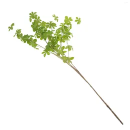 Decorative Flowers Artificial Plant Stem Greenery Stems Fake Faux Leaves Simulated Decoration