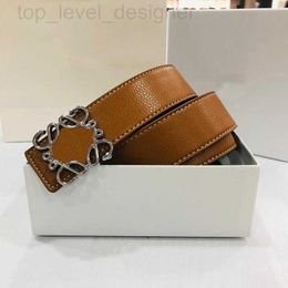 Belts designer Fashion Double-sided Lychee Grain Belt Luxury Men Women Designer Width 3.8cm Gold Silver Smooth Buckle Leather Gift UU G437