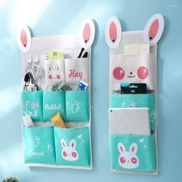 Storage Bags Cartoon Pattern Hanging Bag Behind Wardrobe Door Sundry Multi-purpose Bedside