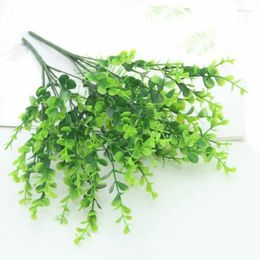 Decorative Flowers 1Pc Artificial Eucalyptus Plant And Branches Greenery For Wedding Jungle Theme Party Home Garden El Office Decor